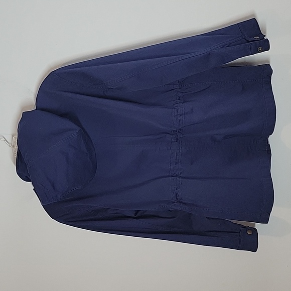 Lands' End hooded drawstring cinch waist jacket - Picture 5 of 6